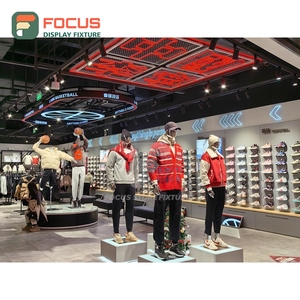 Modern Store Interior Powder Coated Metal Shop Fittings End To End Solution Boutique Store - Product Image 3