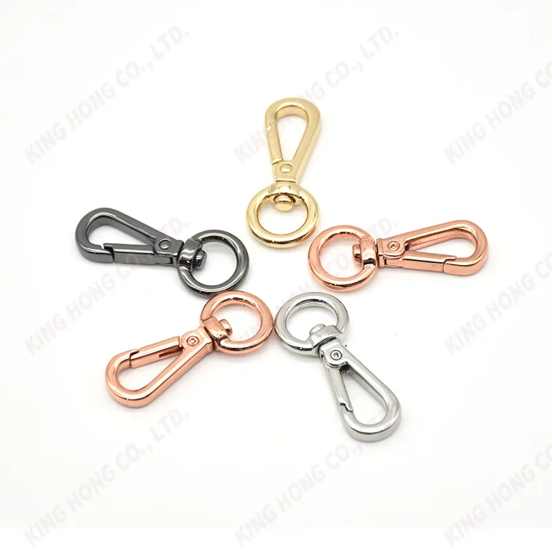 Recycled Snap Hook for Handbag Metal Accessories Dog Leash Keychain Purse Hook Metal Snap Buckle Dog Swivel Snap Hook