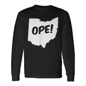 Camiseta de manga larga Ope Ohio Silhouette con diseño saludable - Product Image 1