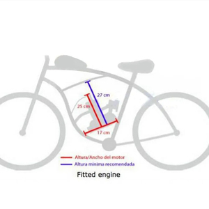 Qp4318 Hoàn Chỉnh 80cc Xe Đạp Sửa Đổi Kit Cao-Động Cơ Công Suất Xe Máy Phụ Kiện Xe Công Cụ - Product Image 2