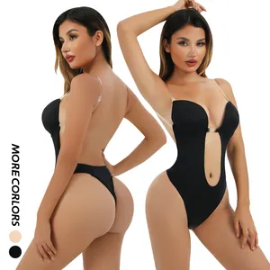 Lencería Moldeadora de Cuerpo Completo <span class=keywords><strong>sin</strong></span> <span class=keywords><strong>Espalda</strong></span> para Mujer, Invisible, con Tanga y <span class=keywords><strong>Sujetador</strong></span>, Ideal para Vestidos - Product Image 1