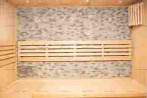 2024 для домашнего использования, современный дизайн, комбинированная инфракрасная Паровая сауна, двойная сосновая скамья, влажная Паровая функция, печь для сауны из массива дерева - Product Image 3