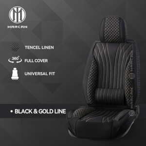 Marcan Breathable Tencel Seat <b>Protectors</b> by Marcan Four Seasons <b>Quilted</b> Linen Cushion for Mercedes-Benz - Product Image 6