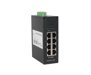 สวิตช์อีเธอร์เน็ตอุตสาหกรรม 8 พอร์ต IEEE802.3af/at รองรับไฟ DC12-57V ความเร็ว 10/100Mbps แบบ Unmanaged สำหรับกล้องวงจรปิด - Product Image 3