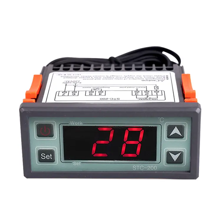 Digital Thermostat Inkubator Temperatur regler Thermo regulator Relais Heizung Kühlung STC-200 STC-100a STC-8000H