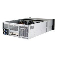 Chassis Penyimpanan Hot Swap TOPLOONG M465 24 4U 24 Bays E ATX untuk Cloud Computing, Enclosure Server NAS Rak 4U Kustom