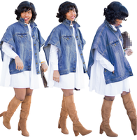 Sleeveless Denim Jacket for Women, Casual Coat