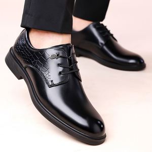 New Classic Fashion Men's Professional Formal Dress Leather Shoes-Elegant Business Casual Office Wear - Product Image 4