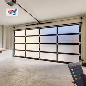 <span class=keywords><strong>Porte</strong></span> <span class=keywords><strong>de</strong></span> <span class=keywords><strong>garage</strong></span> électrique isolante en verre et aluminium <span class=keywords><strong>sectionnelle</strong></span> au design moderne Nouveau <span class=keywords><strong>pour</strong></span> parc extérieur entrepôt-Surface finie - Product Image 2