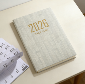 Cuaderno de Tapa Dura de Cuero PU A5 con Logotipo Personalizado 2026 - Product Image 1