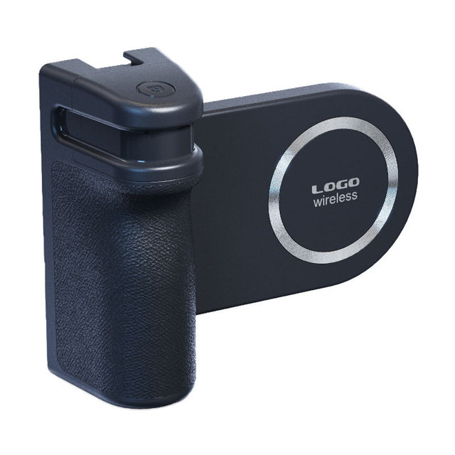 Magnetic Camera Grip Handle Detachable BT Shutter Remote Outdoor Photography Assistant for Stable and Convenient Shooting