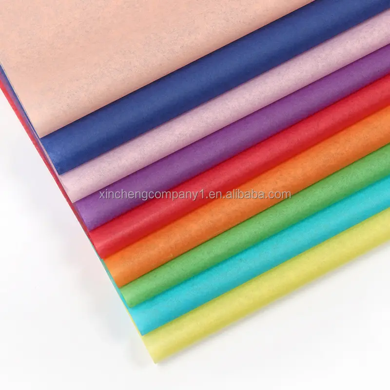 Paket kertas pembungkus kustom warna buket kertas tisu hadiah ulang tahun gulungan kertas pembungkus kustom