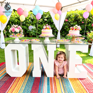 Décoration personnalisée <span class=keywords><strong>Simba</strong></span> pour le 1er anniversaire <span class=keywords><strong>de</strong></span> bébé – Lettres <span class=keywords><strong>de</strong></span> table « UN » pour centre <span class=keywords><strong>de</strong></span> table – Fournitures <span class=keywords><strong>de</strong></span> fête pour la décoration du 1er anniversaire - Product Image 1