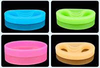 Bracelet personnalisable en silicone phosphorescent avec logo personnalisé pour articles promotionnels