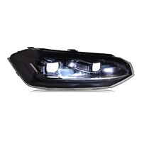 Lampu Depan Mobil LED Pencahayaan Eksterior Lampu Siang Hari Lampu Sein LED Lampu Depan LED untuk Vw Polo Lampu Depan LED