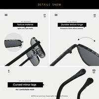 Lunettes de soleil rectangulaires personnalisées en gros ODM OEM avec logo, protection UV400, monture métallique texturée, unisexe, mode, pour femmes et hommes