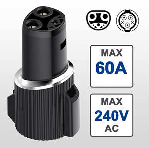 Adaptateur EV DC/AC Connecteur de charge <span class=keywords><strong>CCS</strong></span> Type2 Combo Type 2 Convertisseur <span class=keywords><strong>Prise</strong></span> de port de dérivation pour chargeur <span class=keywords><strong>Tesla</strong></span> - Product Image 2