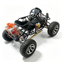 Kart électrique tout-terrain 2000W 70V40A pour adultes, 4 roues, avec frein à disque hydraulique arrière