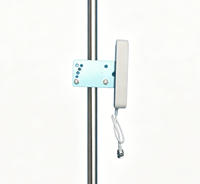 Antena de Panel de Pared de 2400 MHz y 10 dBi, Antena Direccional Plana para Exteriores de Alta Ganancia de 2.4 GHz para Wi-Fi, WLAN, AP, Puente Inalámbrico