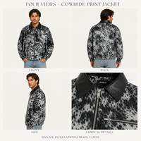 Blouson Bomber Homme Vintage en Polyester/Coton Uni Décontracté Col Montant Réversible Respirant Coupe-Vent Style Urbain Automne