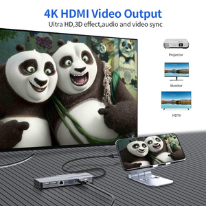 Station d'accueil hub usb type-c type c 14 en 1 avec chargeur hd-mi + usb3.0 + pd power delivery adaptateur usb-c vers usb pour <span class=keywords><strong>surfacepro</strong></span> - Product Image 6