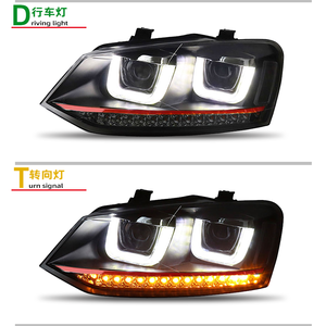 Fari a LED per VW <span class=keywords><strong>POLO</strong></span> dal 2011 al 2018, per <span class=keywords><strong>Volkswagen</strong></span> <span class=keywords><strong>Polo</strong></span> GTI 2017, Faro <span class=keywords><strong>2010</strong></span> - Product Image 4