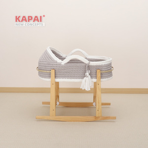 Support de berceau Moses <span class=keywords><strong>en</strong></span> bois massif moderne pour chambre à coucher et salon - Product Image 1