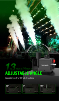 CO2 JET SF-C24 Machine à jet de CO2 miniature de 10 mètres avec contrôle DMX512, 24W AC110-240V, personnalisable, garantie 1 an, certifiée CE ROHS, en acier