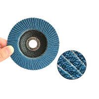 24 paquets de disques à lamelles 4 1/2 pour meuleuse d'angle grain 40 60 80 120 Type 29 meule en zircone pour bois et métal ponçage, métal