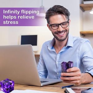 ของเล่นเสริมสมาธิโลหะแบบคงที่สำหรับเด็กและผู้ใหญ่-ช่วยบรรเทาความวิตกกังวล กระตุ้นการพัฒนาประสาทสัมผัส ของขวัญวันเกิด - Product Image 5