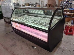 <span class=keywords><strong>Haagen</strong></span>-<span class=keywords><strong>Dazs</strong></span> ตู้โชว์ทำไอศกรีม12กระทะพร้อมระบบระบายความร้อนด้วยอากาศ - Product Image 5