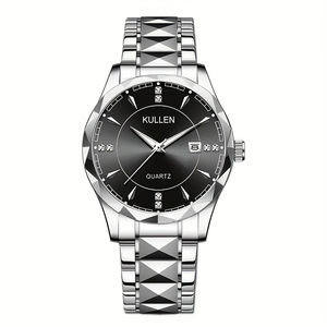 Montre pour homme - un symbole de sophistication ; montre mécanique non adaptée ; calendrier professionnel avec bracelet en acier - Product Image 4