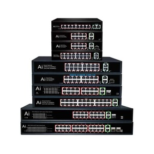 Aost nhà máy giá 10/100Mbps 24 + 2 + 2 Gigabits cổng nhanh Ethernet thông minh PoE chuyển đổi 48V 24V - Product Image 5