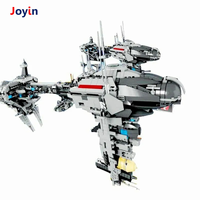 2070 pièces STEM nébuleuse gardien vaisseau spatial bricolage Kit de construction pour enfants jouet éducatif avec faisceaux laser et ailes