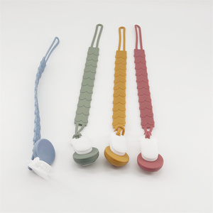 อุปกรณ์เสริมสำหรับเด็กทารกขายส่ง คลิปซิลิโคนสำหรับเด็กกัดเล่น คลิปติดจุกนมหลอก สายคล้องจุกนมหลอก สำหรับเด็กอายุ 0-12 เดือน - Product Image 2