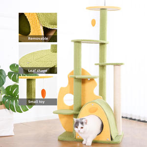 Arbre à chat <span class=keywords><strong>haut</strong></span> de gamme avec condo spacieux, plusieurs plateformes et perchoirs en peluche pour grimper et se reposer - Product Image 4