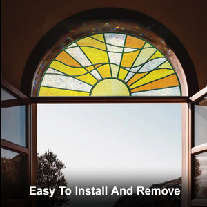 ฟิล์มติด<span class=keywords><strong>กระจก</strong></span>หน้าต่างลายเรขาคณิต ป้องกันแสงแดด แบบยึดติดด้วยไฟฟ้าสถิต PVC สติ๊กเกอร์ติดกระจกห้องครัว ตกแต่งบ้าน อพาร์ทเมนท์ ห้องนั่งเล่น - Product Image 4