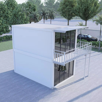 Casas Contenedor de Dos Pisos con Materiales Nuevos al por Mayor, Duraderas, con Buena Iluminación y Escaleras