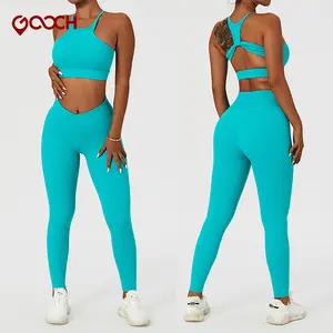 GOOCH nuovo inverno nel 2022 all'ingrosso abbigliamento Fitness reggiseno sportivo e pantaloncini Set Yoga Outfit Fitness Set donna