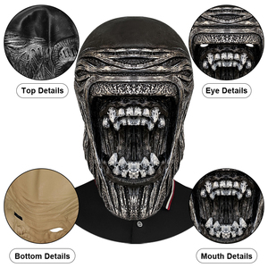 <span class=keywords><strong>Predator</strong></span> Horrorfilm Latex Vollkopfmaske Cosplay Teufel-Kostüm Party Maskerade Requisiten Anpassbar - Product Image 3