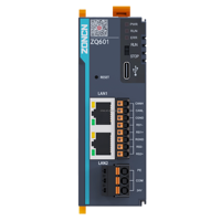 PLC de Automatización Industrial ZONCN con Memoria 4G, Voltaje de Funcionamiento de 24V, Comunicación RS485 para Control Industrial y Programación PLC