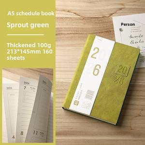 Liquidation Nouveau carnet d'agenda 2026, format 1 semaine 2 pages, carnet professionnel et élégant, papier 100% pâte de bois, reliure à fil, vente en gros - Product Image 6