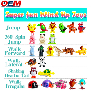 <span class=keywords><strong>Jouet</strong></span> <span class=keywords><strong>mécanique</strong></span> <span class=keywords><strong>à</strong></span> <span class=keywords><strong>remonter</strong></span> personnalisé en forme d'animal de dessin animé (canard, oiseau, abeille, dinosaure) pour enfants, en plastique, éducatif - Product Image 5