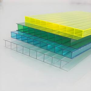 Lámina de <span class=keywords><strong>Policarbonato</strong></span> Hueca Transparente de 4mm, 6mm, 8mm de Grosor, Multicapa, Moderna, para Techos, Cocheras e Invernaderos - Product Image 4