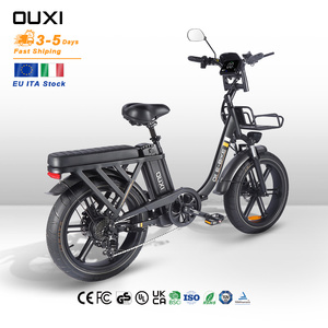<span class=keywords><strong>Vélo</strong></span> <span class=keywords><strong>électrique</strong></span> <span class=keywords><strong>pliable</strong></span> d'entrepôt italien 20 pouces 7 vitesses pneus larges moteur sans balais 250W batterie intégrée 48V 15Ah Fatbike pour adultes - Product Image 1
