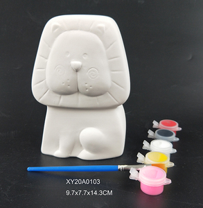 돼지 저금통 키트 페인트 나만의 돼지 저금통, 소녀와 소년을 위한 재미있는 공예 키트, 초벌구이 흰색 올빼미 모양 돼지 저금통 DIY - Product Image 4