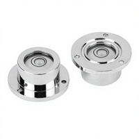 Niveau à bulle rond K1154 avec bride de montage D1=28 H=14, Forme: Laiton, Composant: Polyamide, D=40, E30'