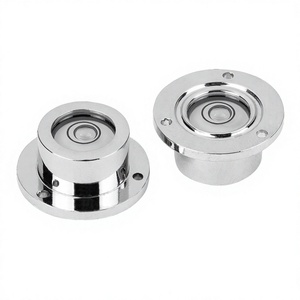 Niveau à bulle rond K1154 avec bride de montage D1=28 H=14, Forme: Laiton, Composant: Polyamide, D=40, E30' - Product Image 1