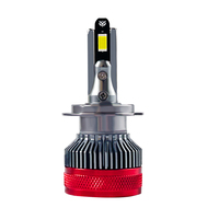 Ampoule de phare de voiture Super Bright V50 avec Canbus intégré, 90 watts, 9000 lm, LED H7 9005 9006 9012 H11 Hb3 Hb4 H7, phares LED auto