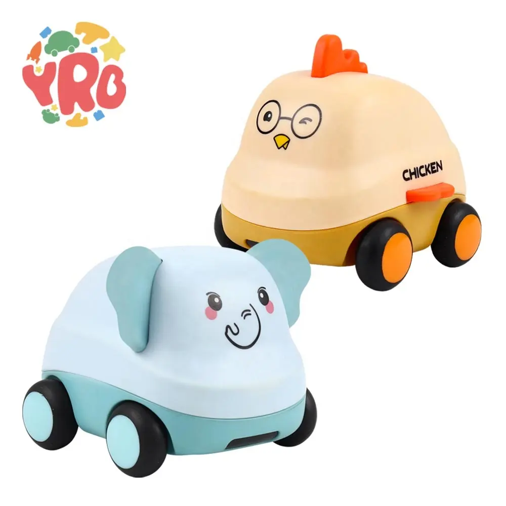 Groothandel Hoge Kwaliteit Muziek Speelgoed Baby Plastic Auto Speelgoed Cartoon Baby Wind Up Terugkeer Kracht Inertiële Kinderen Speelgoed Auto